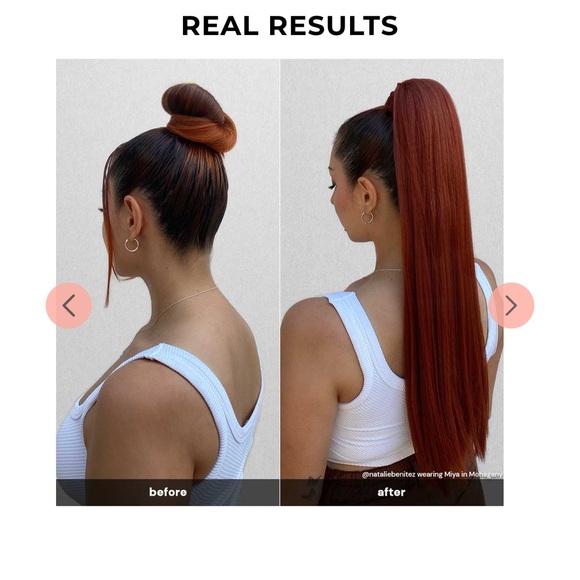 INH ponytail extension MIYA-Vanilla Blonde - Picture 5 of 12